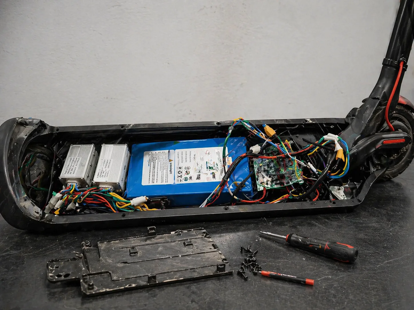 Диагностика батареи и электрики электросамоката